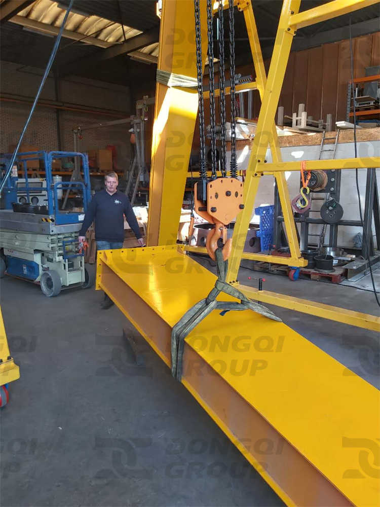 Installation process of 20 ton gantry crane