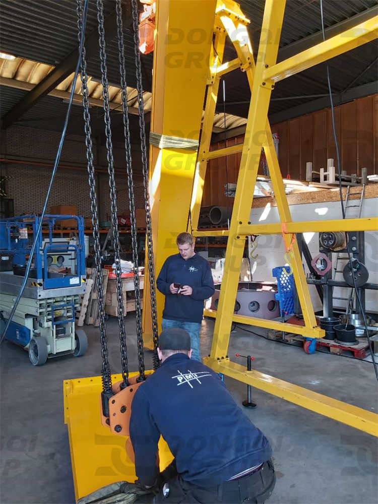 Installation process of 20 ton gantry crane
