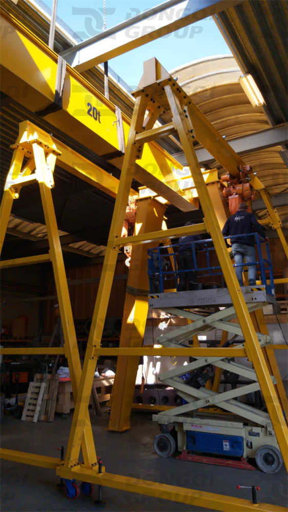 Installation process of 20 ton gantry crane