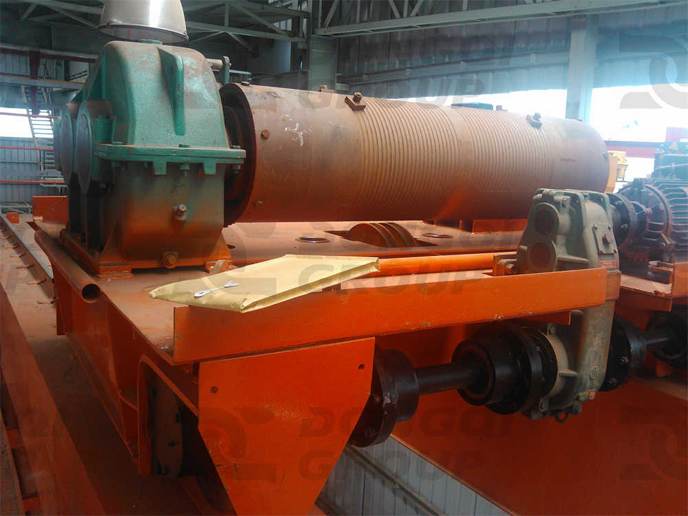 QD type 10-ton double-girder bridge crane displayed after installation