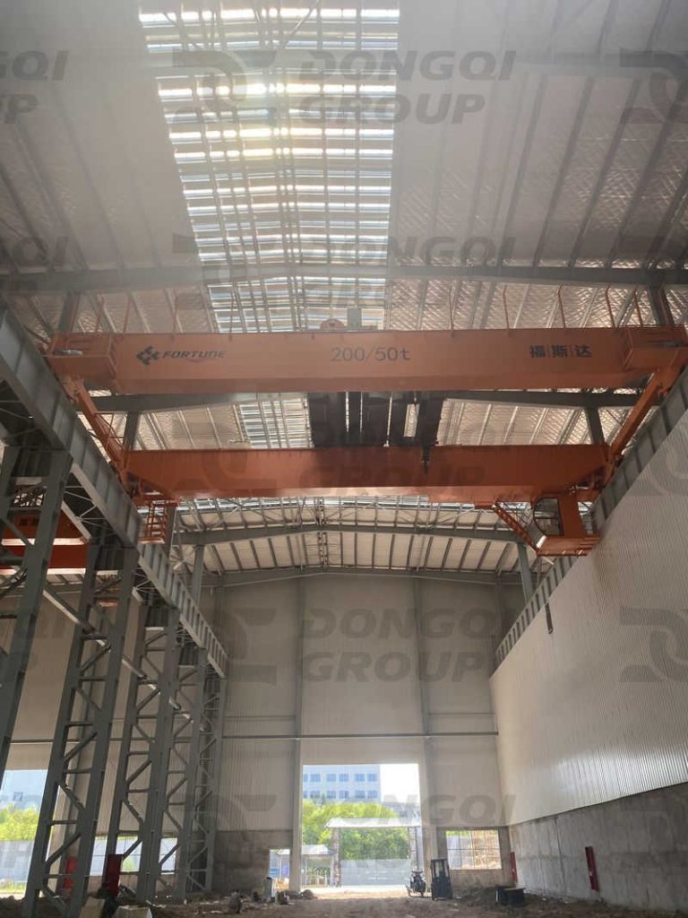 200/50 ton double girder overhead crane