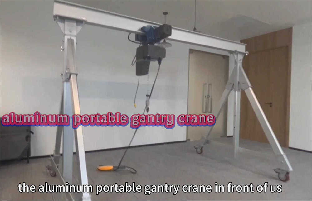 aluminum alloy portable gantry crane