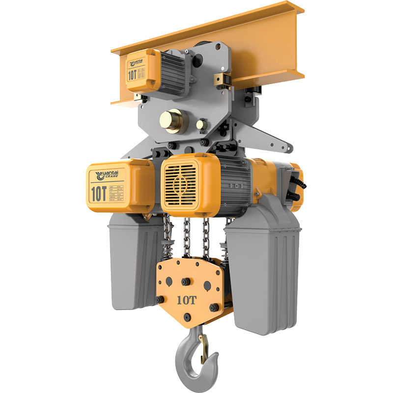 10 ton electric chain hoist with trolley
