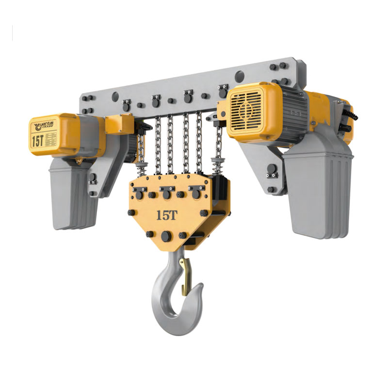 15 ton electric chain hoist with ultra low fixed