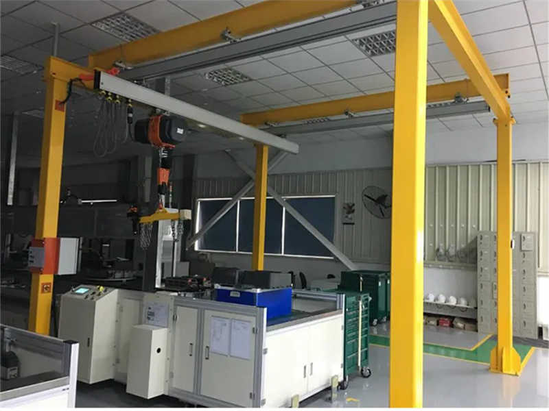 Light Crane Rail System Glass Lifting Crane for Workshop