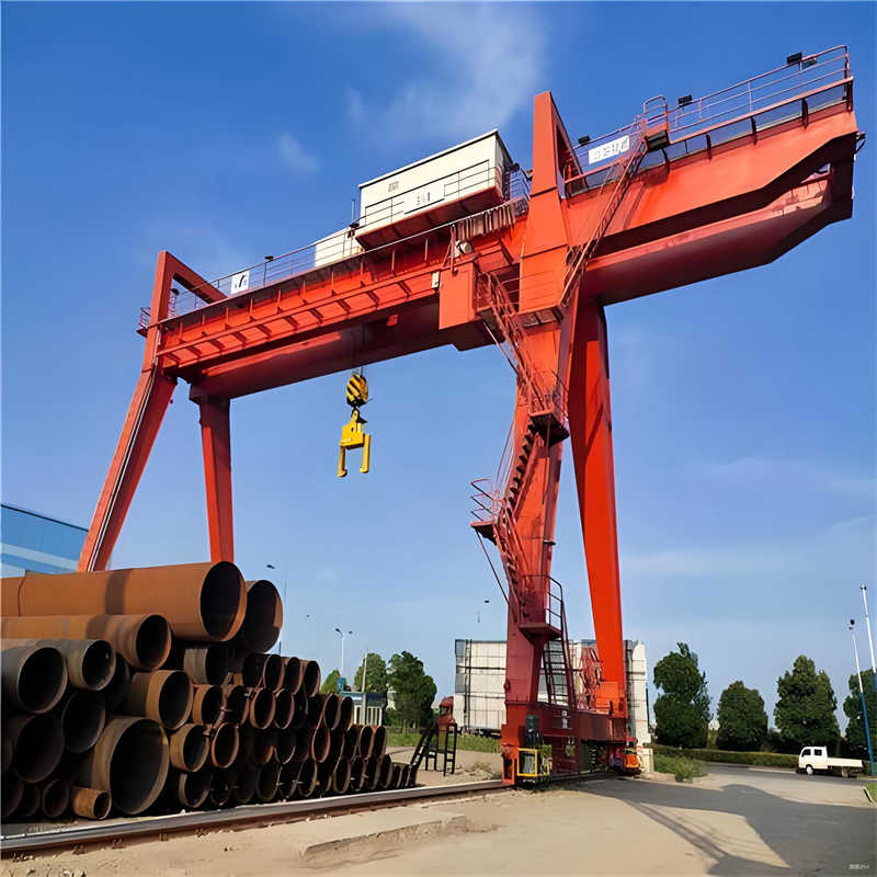 20 Ton Indoors Double Beam Gantry Crane for Lifting Tube