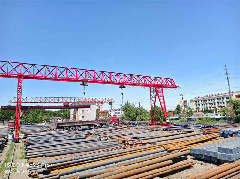 Truss Type A-Frame Single Girder Gantry Crane 10 Ton