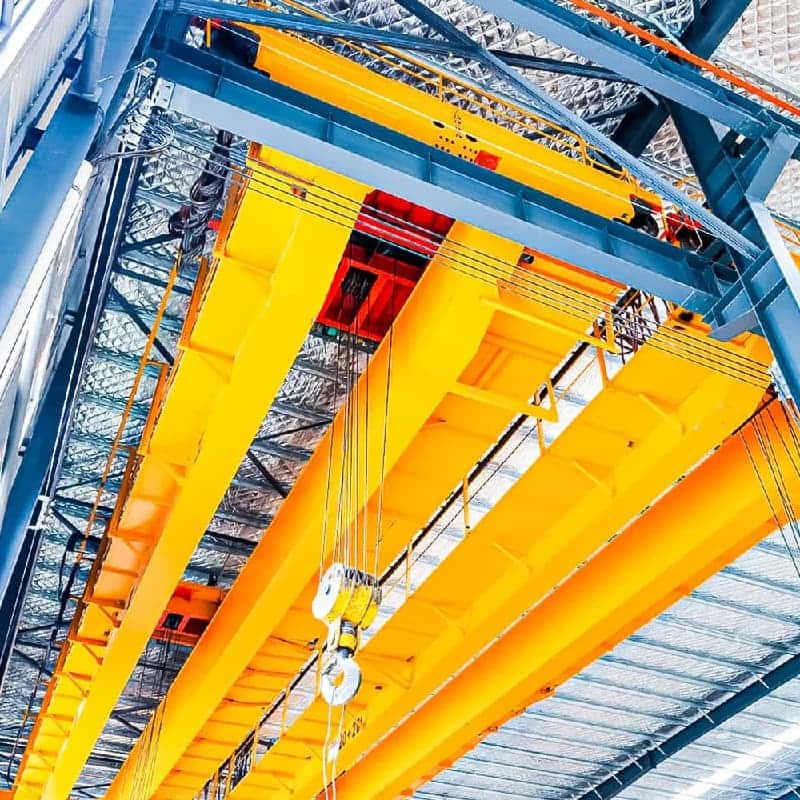 20T Double Girder Overhead Crane with Running Double Winch Trolley for Indoor Lifting