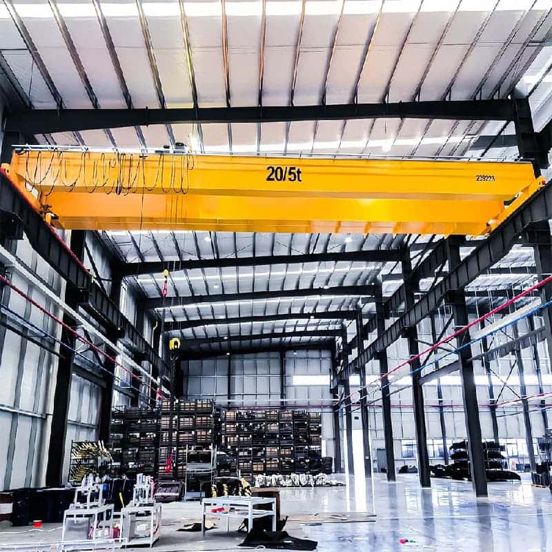 Indoor Using 35T Double Girder Overhead Travelling Crane