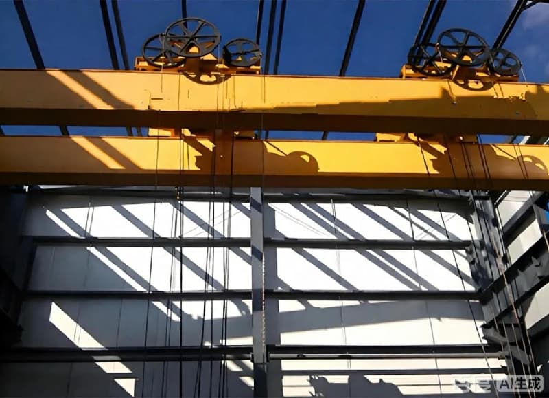 Manual Operationa Double Girder Overhead Crane