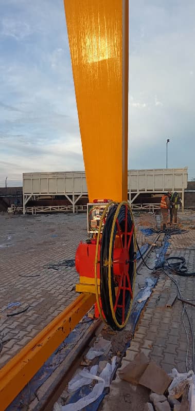 Crane rail installation