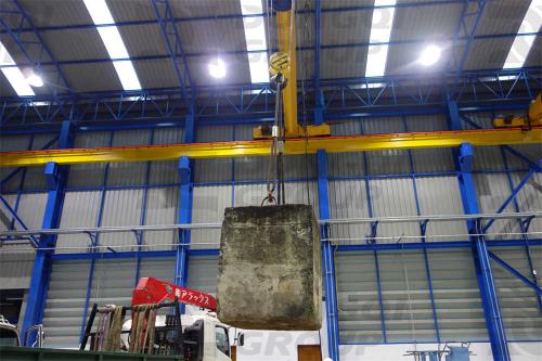 15 ton overhead crane load test