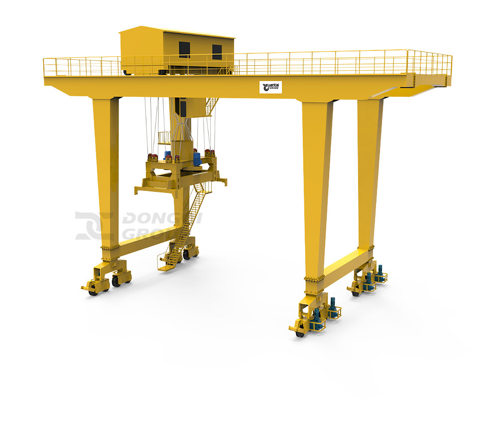 Rail mounted container gantry crane