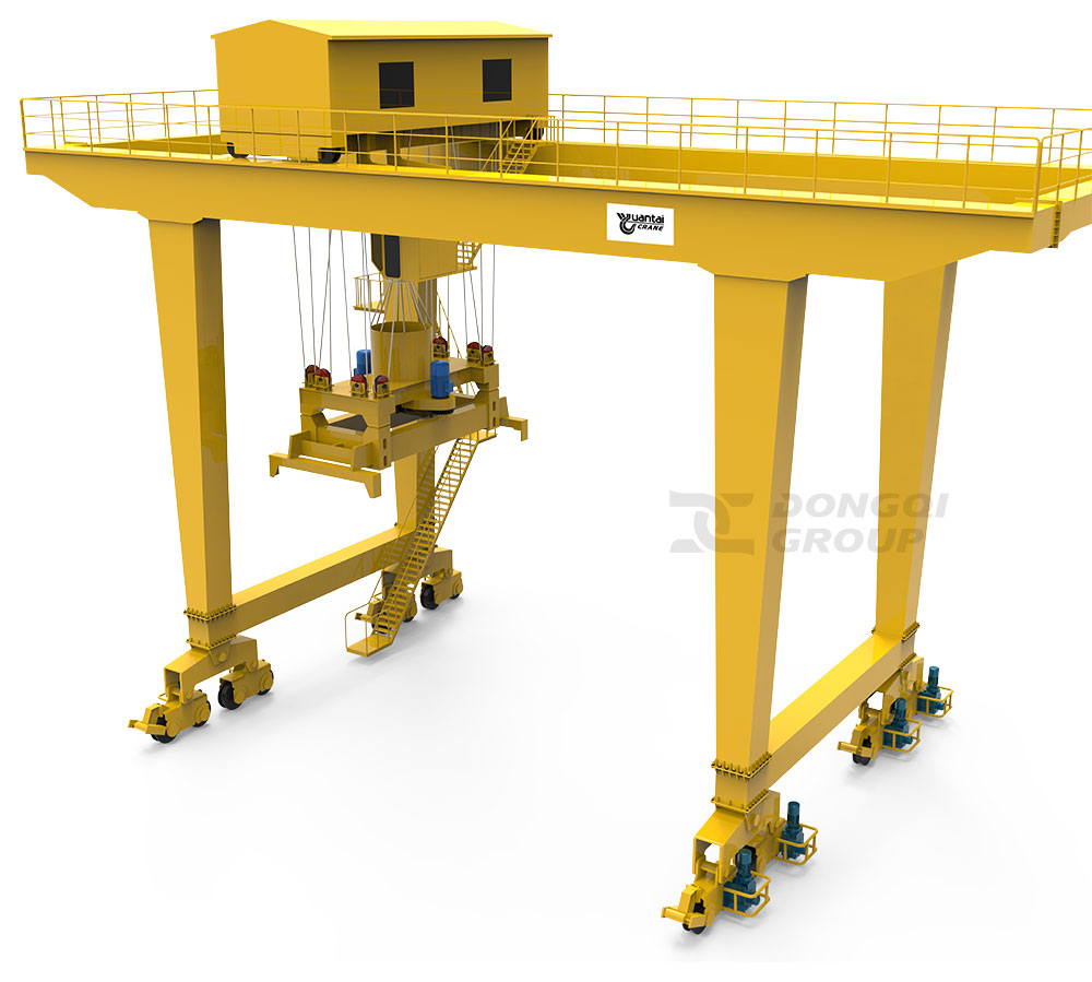 Rail mounted container gantry crane