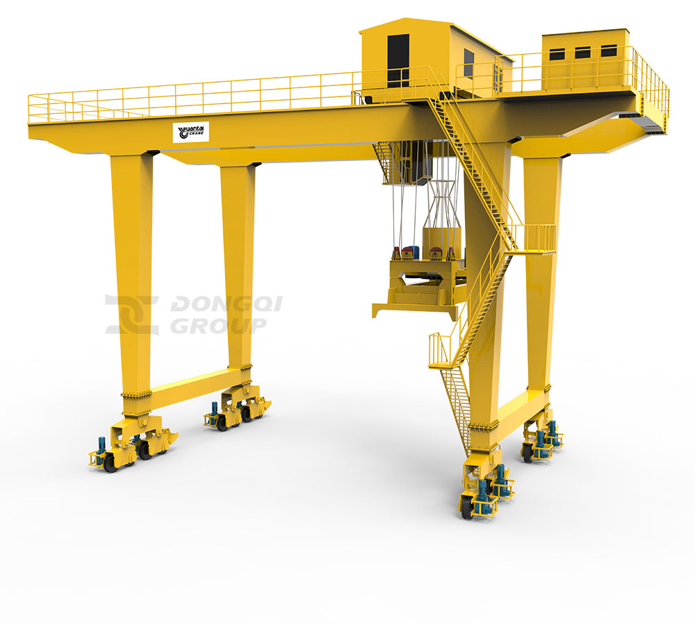 Rail mounted container gantry crane